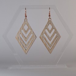 Variante bois blanc - cuivré / doré rose